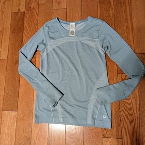 🏵️ GapFit Motion Heathered Long Sleeve Top
